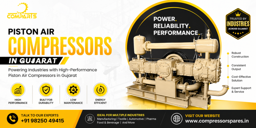 Piston Air Compressors in Gujarat