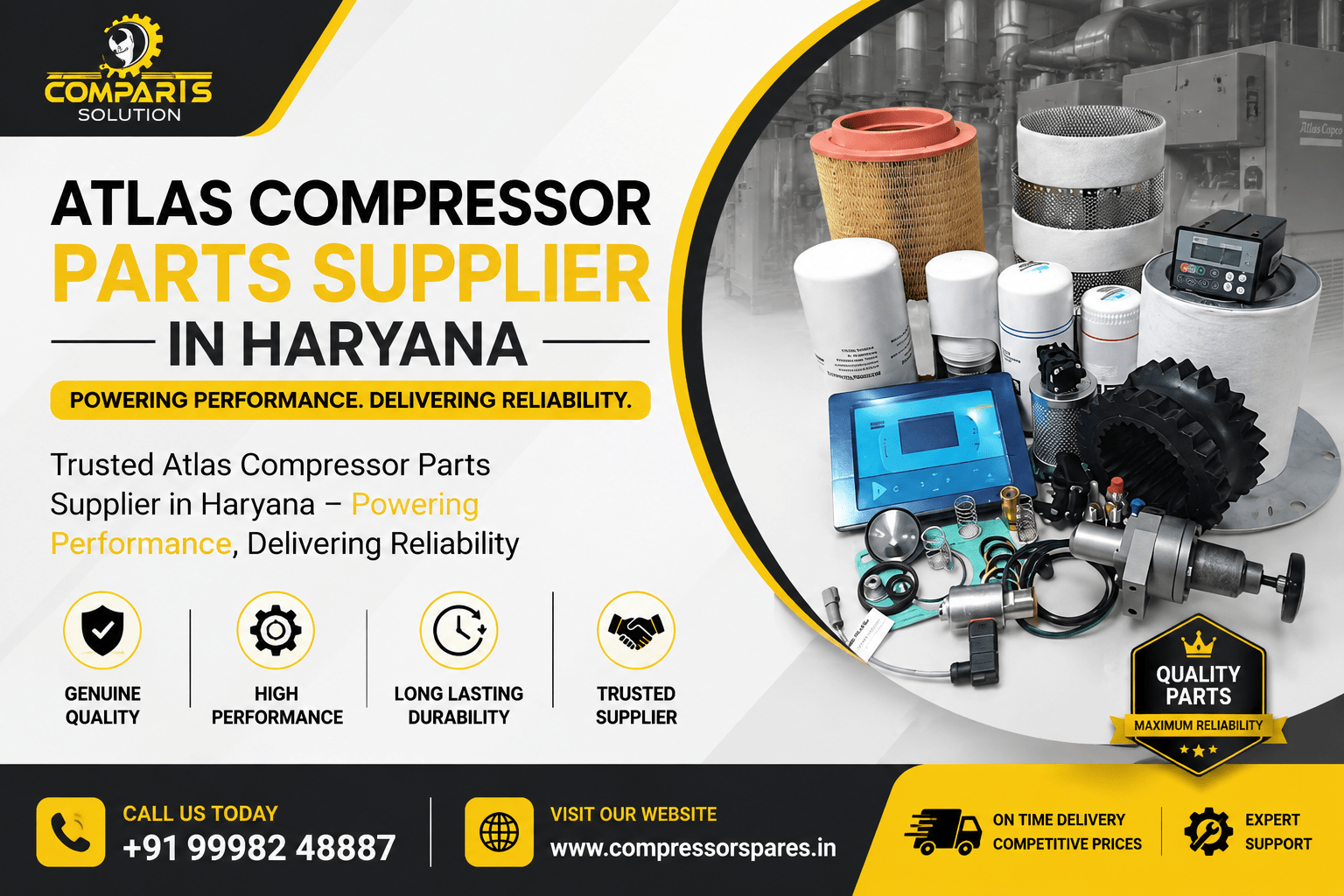 Atlas Compressor Parts Supplier in Haryana