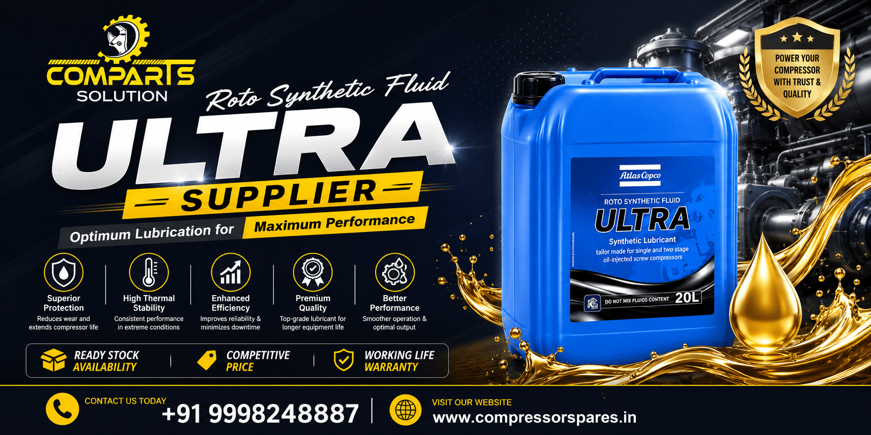 Roto Synthetic Fluid ULTRA Supplier