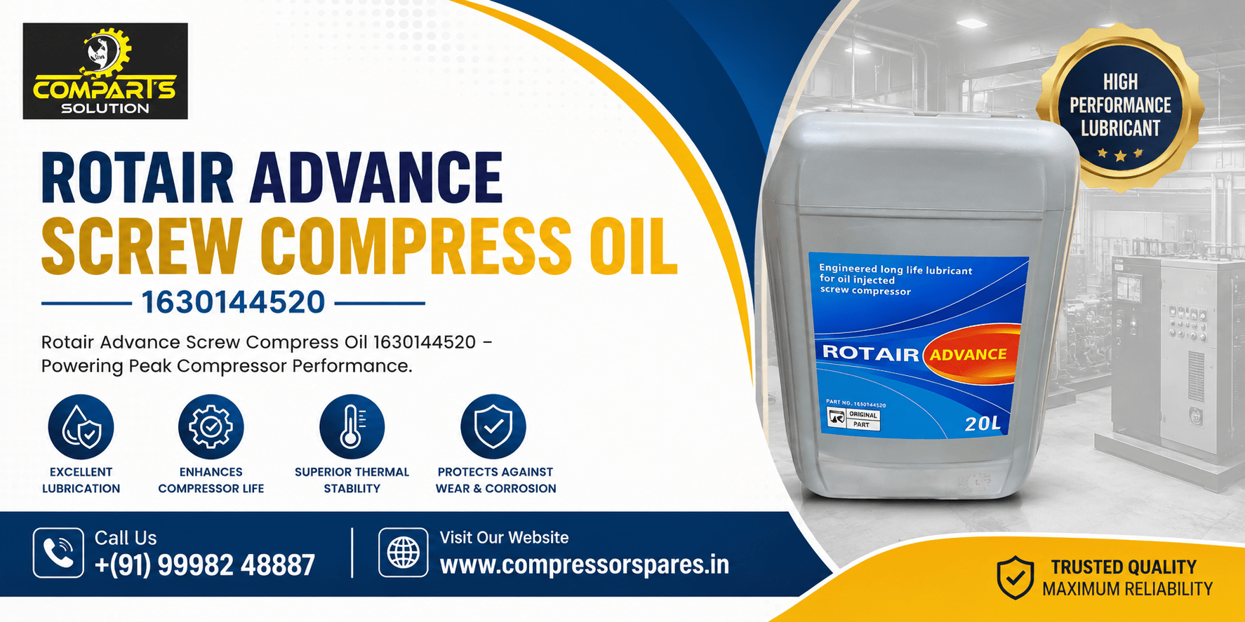 Rotair Advance Screw Compress Oil 1630144520